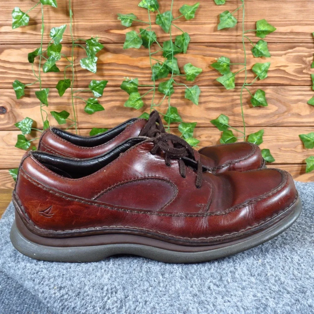 Sperry Top-Sider 0253336 Mens Oxford Shoes Size 11‎ M Casual Brown Leather